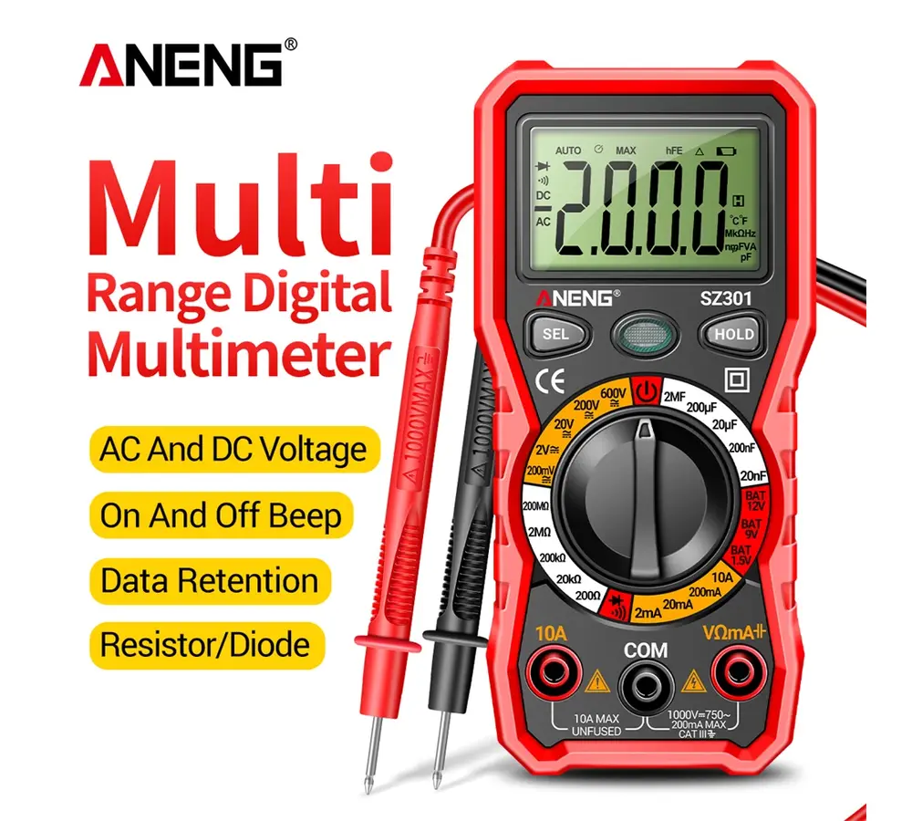 Replacement for ANENG SZ302 DIGITAL MULTIMETER - Quality Phone Parts in Sri Lanka